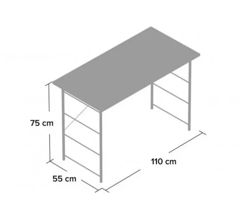 Стіл письмовий table- 17 з металевим каркасом — надійність та стиль від виробника