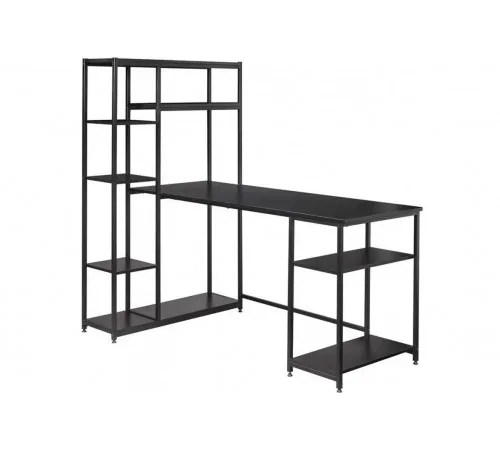 Письменный стол MSMLOFT с полками — 160×75× (60–90) см