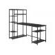Письменный стол MSMLOFT с полками — 160×75× (60–90) см