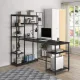 Письменный стол MSMLOFT с полками — 160×75× (60–90) см