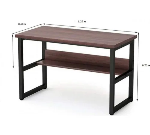 Комфортний письмовий стіл Loft Comp-table-118 — 120×60×75 см