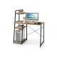Письменный стол Pelham — 120×100×50 см с полками, MSMLOFT