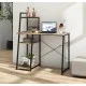 Письменный стол Pelham — 120×100×50 см с полками, MSMLOFT