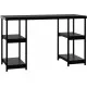 Письменный стол Landis — 120×40×72 см, с полками, MSMLOFT.