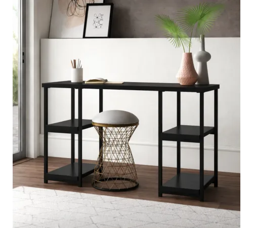 Письменный стол Landis — 120×40×72 см, с полками, MSMLOFT.