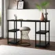 Письменный стол Landis — 120×40×72 см, с полками, MSMLOFT.