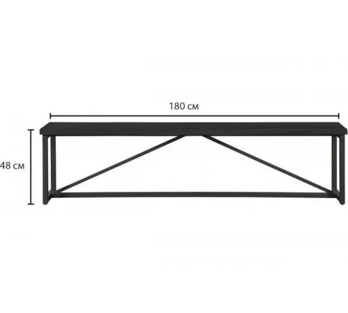 Лавка Aurelle Home Reclaimed від MSMLOFT — масивний комфорт у стилі лофт