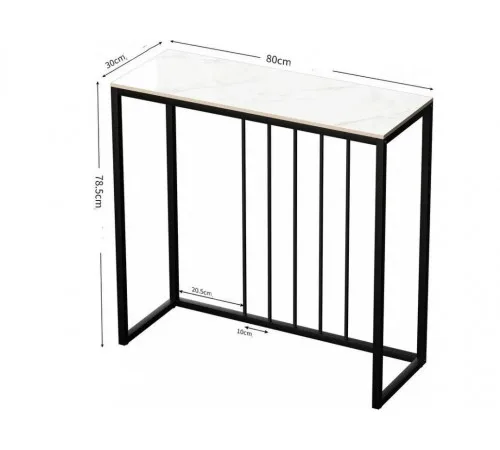 Консольный стол 80×30×78,5 см (узкий для гостиной)