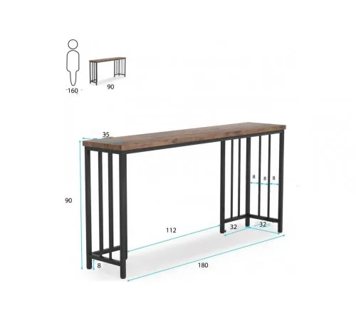 Консоль Console - 1 от MSMLOFT - функциональная эстетика вашей прихожей