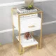 Столик 3-ярусный с ящиком MSMLOFT 78×40×40