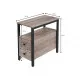 Стол с ящиком и открытой полкой MSMLOFT — 60×30×48 см