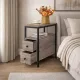 Стол с ящиком и открытой полкой MSMLOFT — 60×30×48 см