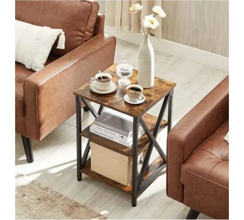 Стол Kinen MSMLOFT – 60×40×40 см, X-образные рамки.