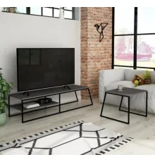 Тумба под телевизор в стиле MSMLOFT 550х1630х450 мм + столик кофейный 600х570х500 мм