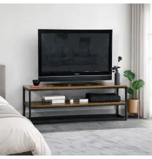 Тумба под телевизор металлическая в стиле MSMLOFT 420х1200х400 мм