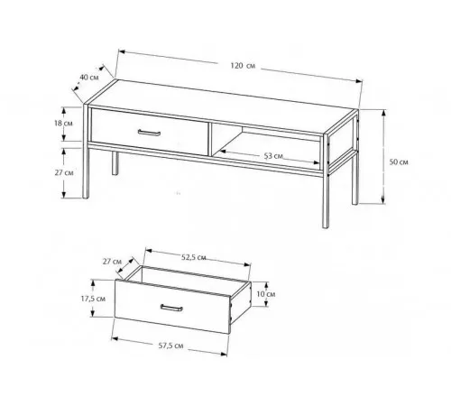Подставка Monarch Specialties — MSMLOFT