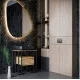 Консоль-тумба под умывальник в ванну, стиль LOFT, 640×395×690 мм (МСМ)