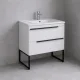 Тумбочка Loft-Iron со столешницей 65×55×43