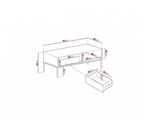 Журнальный столик Perfect Home