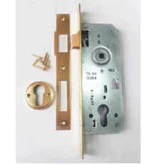 Kale Замок 152-R, врізний циліндровий (Циліндр не включений), бексет: 35 mm, планки з покриттям латунь.