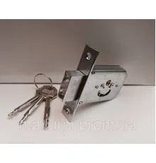 Kale замок 156F врізний, 3 ключів, Хром