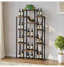 Многоярусный напольный винный шкаф/витрина