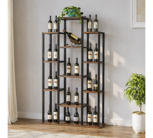 Багатоярусна підлогова винна шафа/вітрина