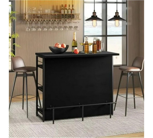 Барный шкаф индустриального стиля