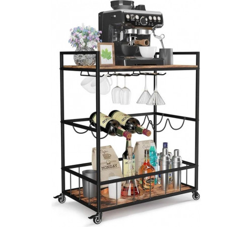 Барная тележка с винной стойкой