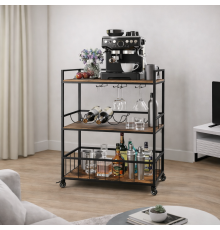 Барная тележка с винной стойкой