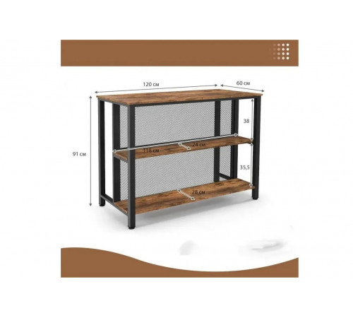 3-ярусний барний стіл Costway 2