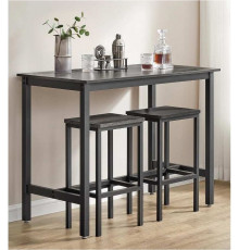 Барний стіл з барними стільцями-3