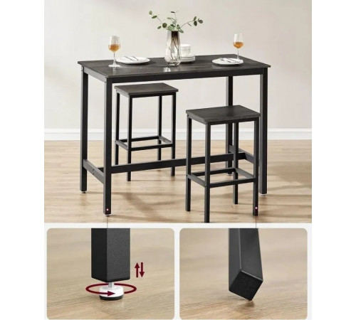 Барный стол с 2 барными стульями