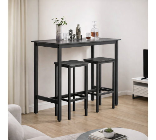 Барный стол с 2 барными стульями