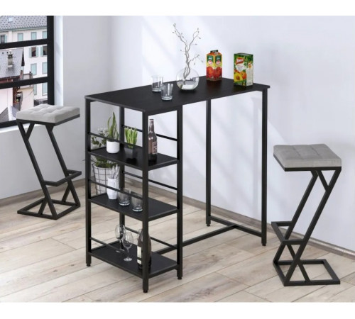 Барный стол со стеллажем BSS-110