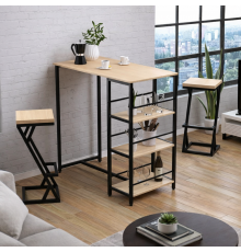 Барный стол со стеллажем BSS-110 MSMLOFT