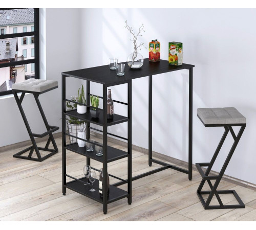 Барный стол со стеллажем BSS-110