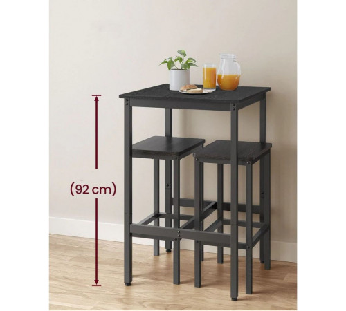 Барный стол с металлическим каркасом