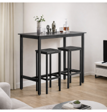 Барный стол с барными стульями-3
