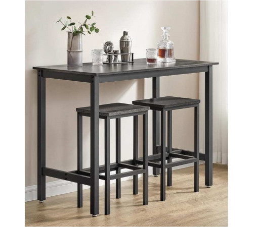 Барный стол с 2 барными стульями