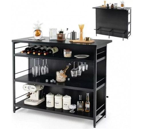 Барный шкаф индустриального стиля