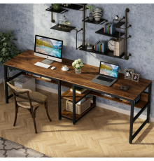 Большой стол в стиле Loft на два места №1