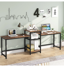 Большой стол в стиле Loft на два места №3