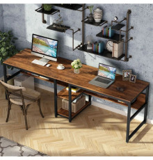 Большой стол в стиле Loft на два места №1