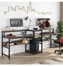 Великий стіл у стилі Loft на два місця №2