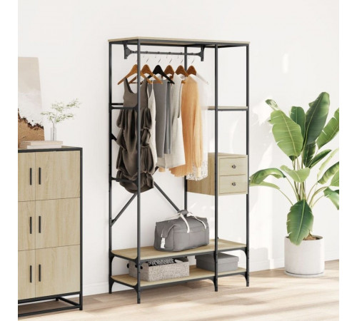 Вешалка для одежды, дуб сонома