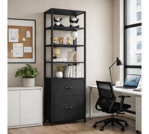 Высокий промышленный шкаф с выдвижными ящиками - МСМ (182×60×40)