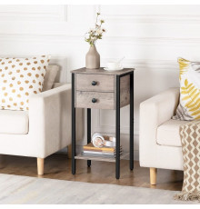 Висока тумбочка з 2 ящиками та поліцею