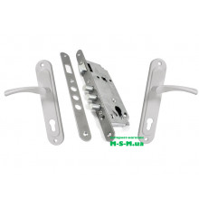 Врізний замок Аріко ЗВ-7 із білою ручкою без циліндра