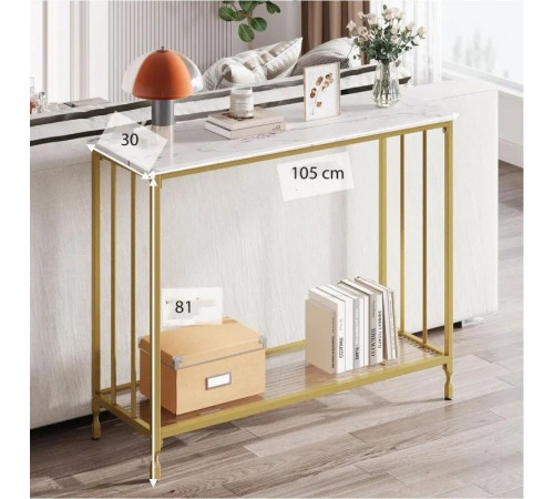 Узкий стол в прихожей 105×30×81